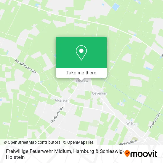 Карта Freiwillige Feuerwehr Midlum