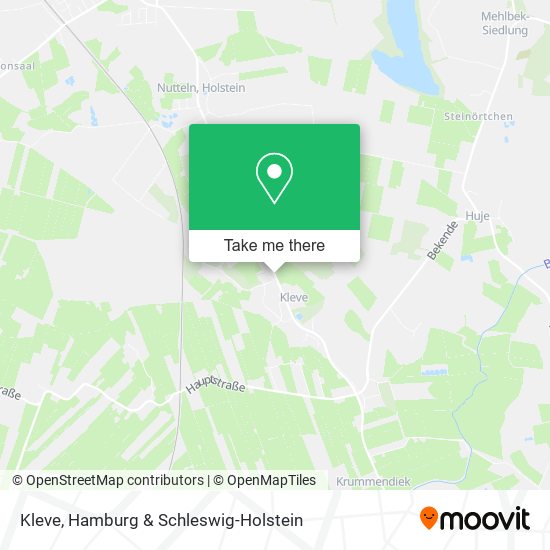 Kleve map