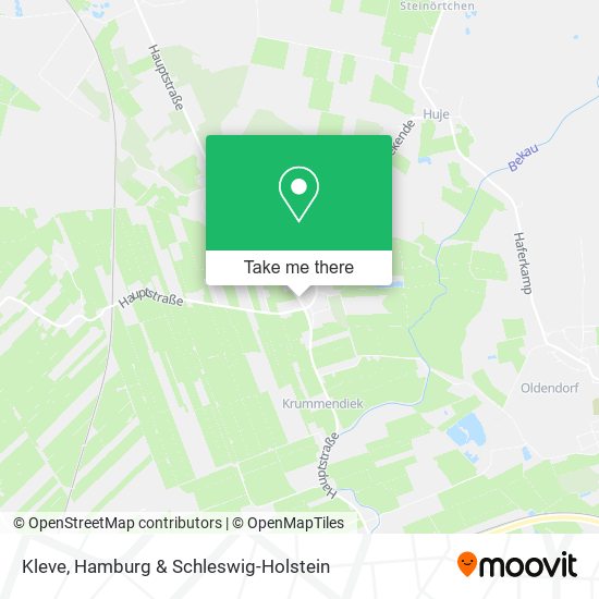 Kleve map