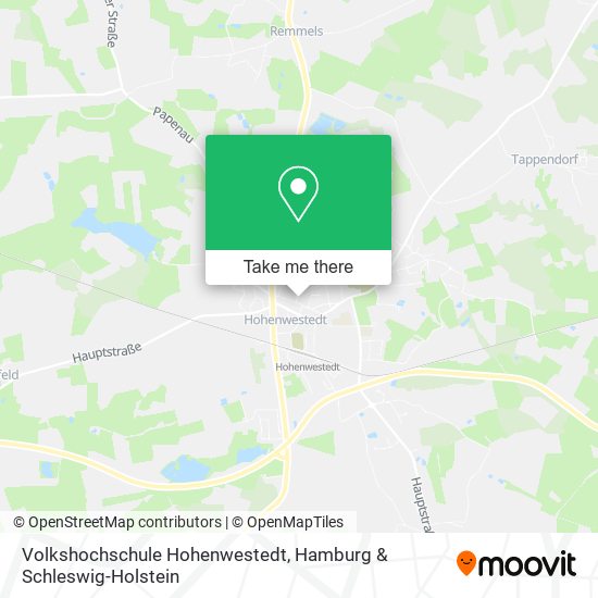 Volkshochschule Hohenwestedt map