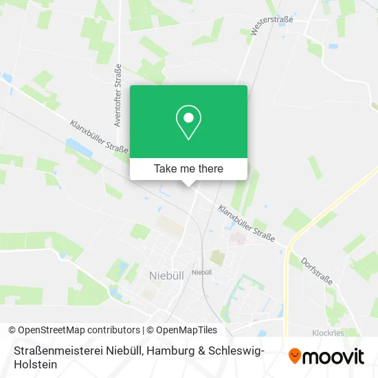 Карта Straßenmeisterei Niebüll