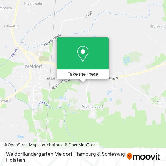 Waldorfkindergarten Meldorf map
