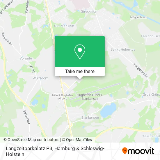 Карта Langzeitparkplatz P3