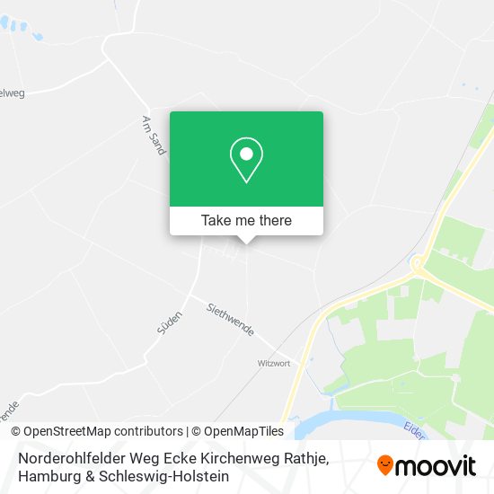 Карта Norderohlfelder Weg Ecke Kirchenweg Rathje