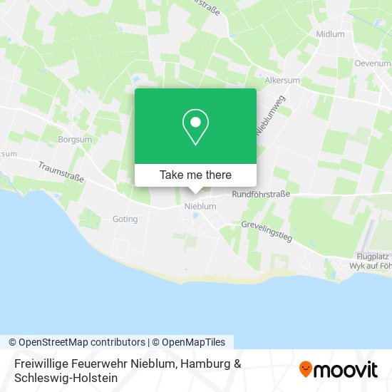 Freiwillige Feuerwehr Nieblum map