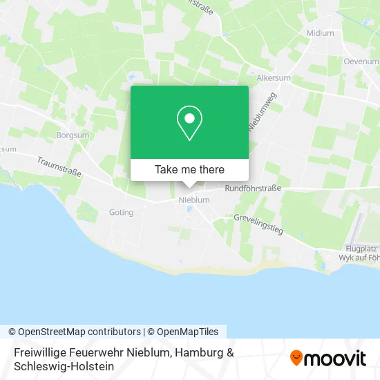 Карта Freiwillige Feuerwehr Nieblum