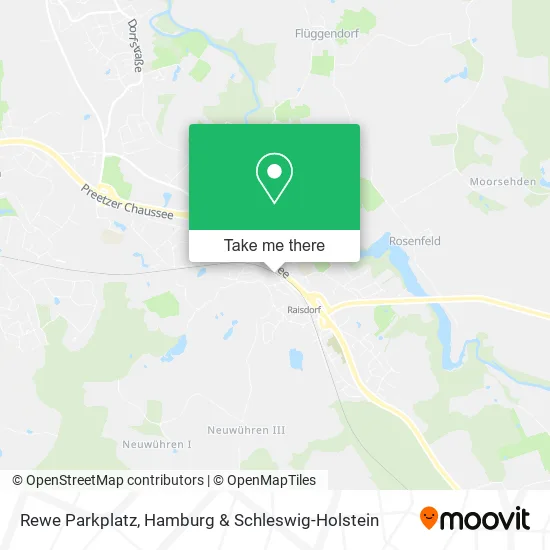 Карта Rewe Parkplatz