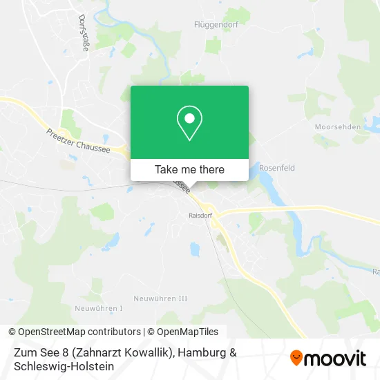 Карта Zum See 8 (Zahnarzt Kowallik)