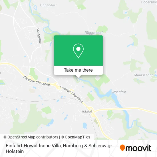 Карта Einfahrt Howaldsche Villa