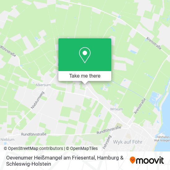 Карта Oevenumer Heißmangel am Friesental