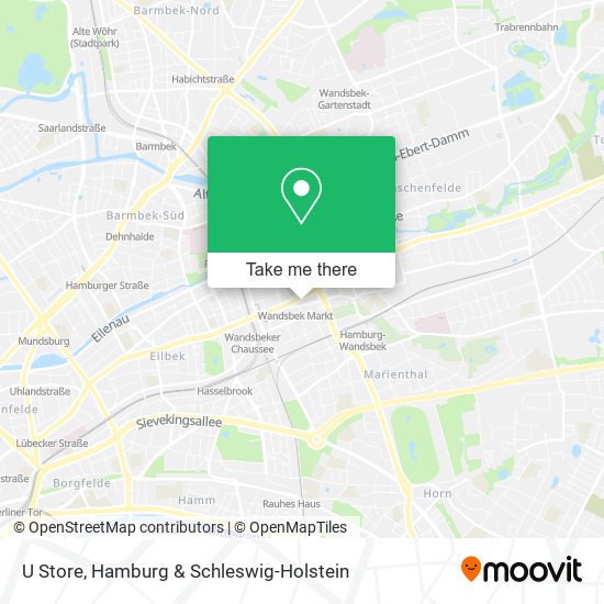 U Store map