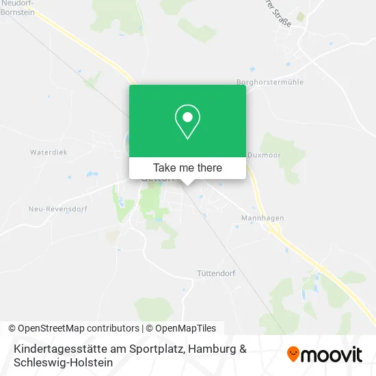 Карта Kindertagesstätte am Sportplatz