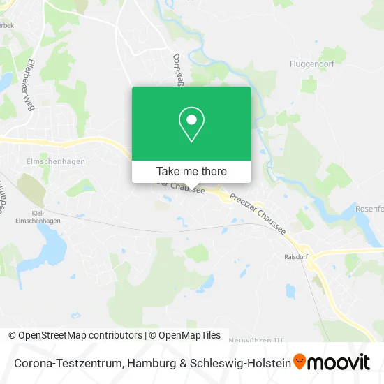 Карта Corona-Testzentrum