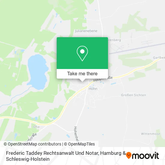 Карта Frederic Taddey Rechtsanwalt Und Notar