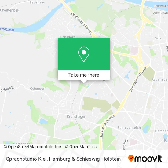 Карта Sprachstudio Kiel