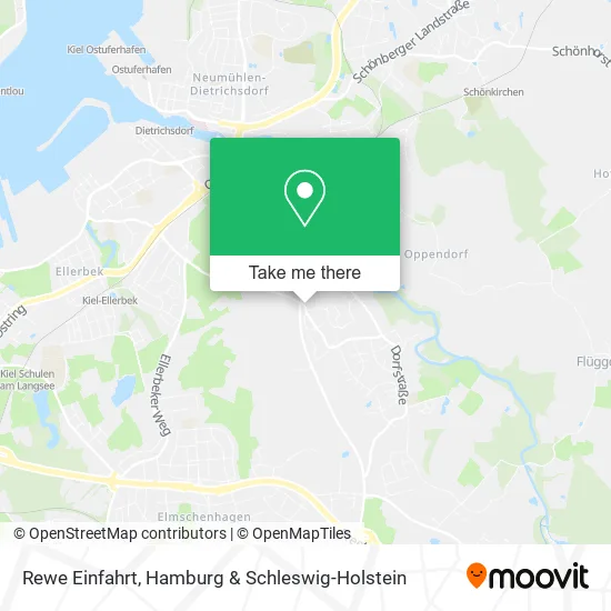 Карта Rewe Einfahrt