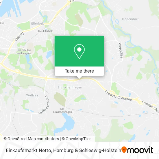 Карта Einkaufsmarkt Netto