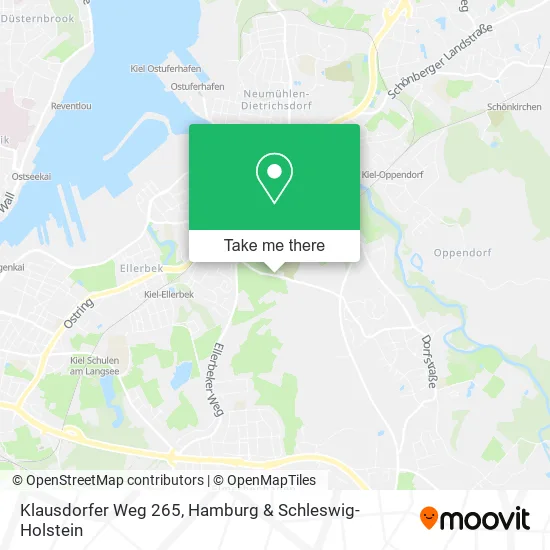 Klausdorfer Weg 265 map