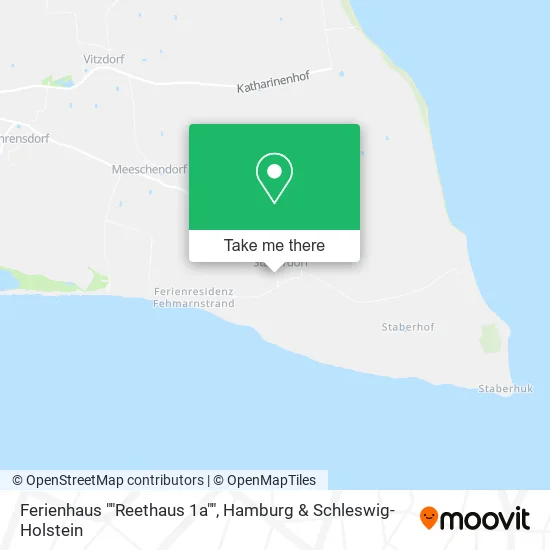 Карта Ferienhaus ""Reethaus 1a""