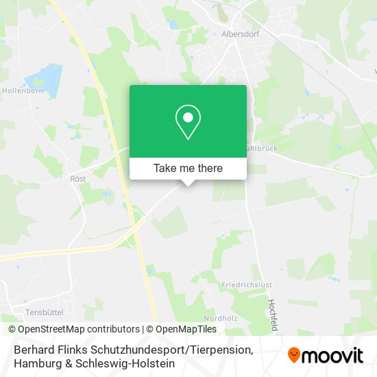 Berhard Flinks Schutzhundesport / Tierpension map