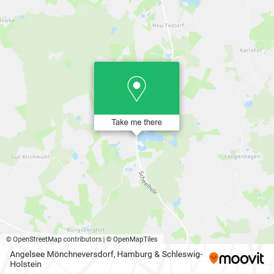 Карта Angelsee Mönchneversdorf