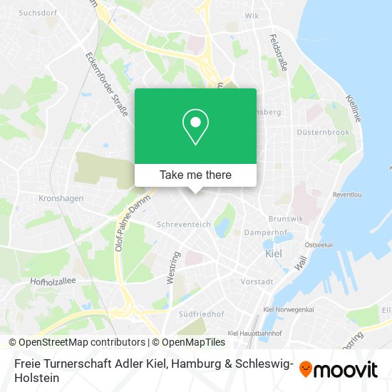 Freie Turnerschaft Adler Kiel map
