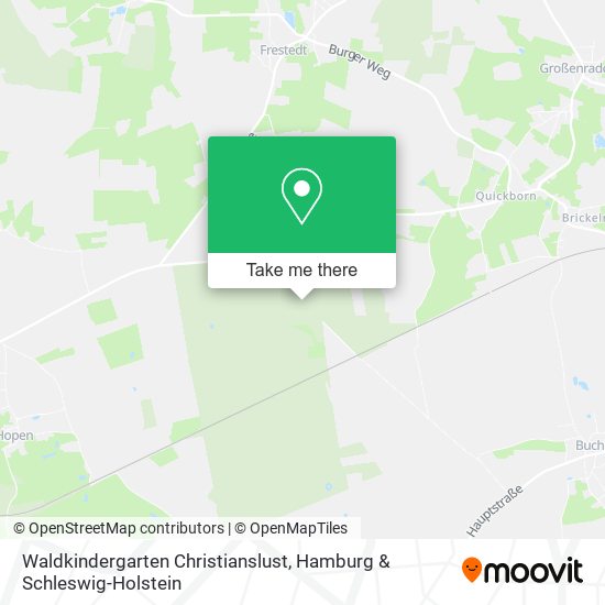 Waldkindergarten Christianslust map