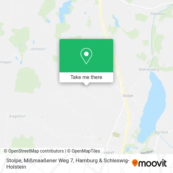 Карта Stolpe, Mißmaaßener Weg 7