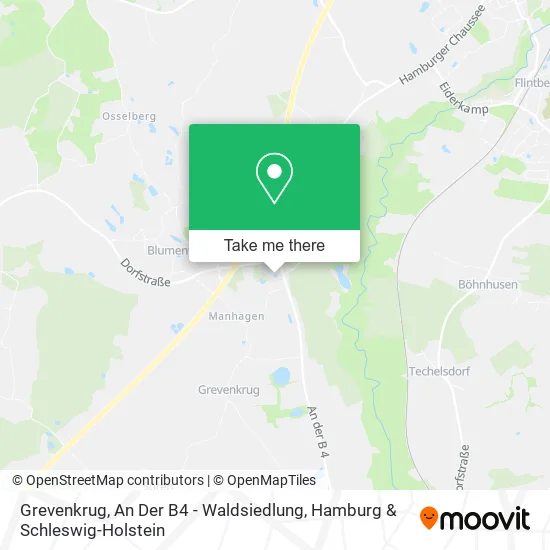 Карта Grevenkrug, An Der B4 - Waldsiedlung