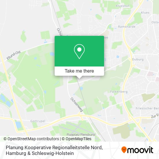 Planung Kooperative Regionalleitstelle Nord map