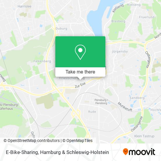 E-Bike-Sharing map