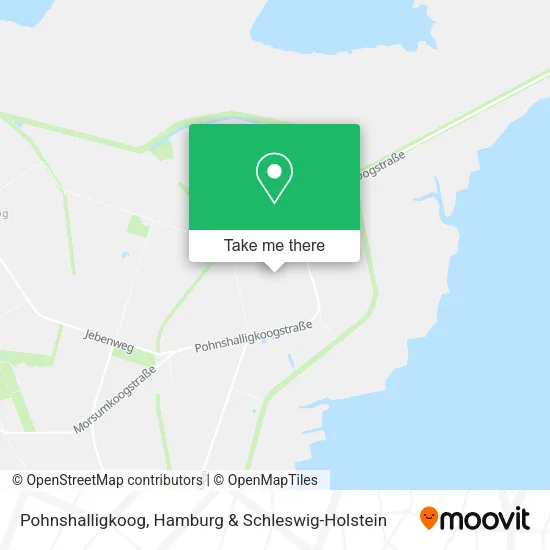 Карта Pohnshalligkoog