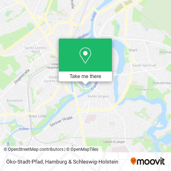 Öko-Stadt-Pfad map
