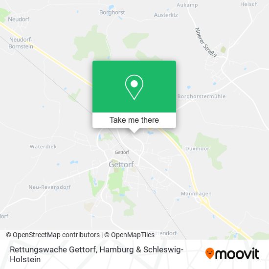 Rettungswache Gettorf map