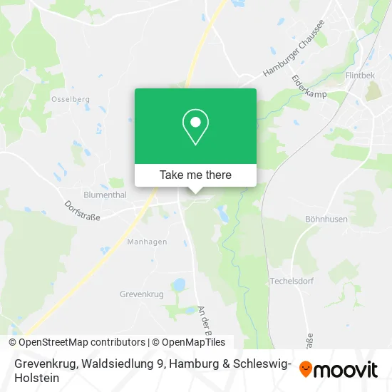 Карта Grevenkrug, Waldsiedlung 9