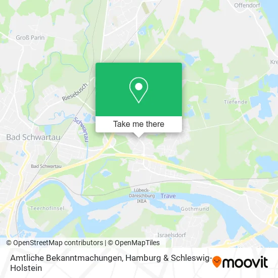 Карта Amtliche Bekanntmachungen