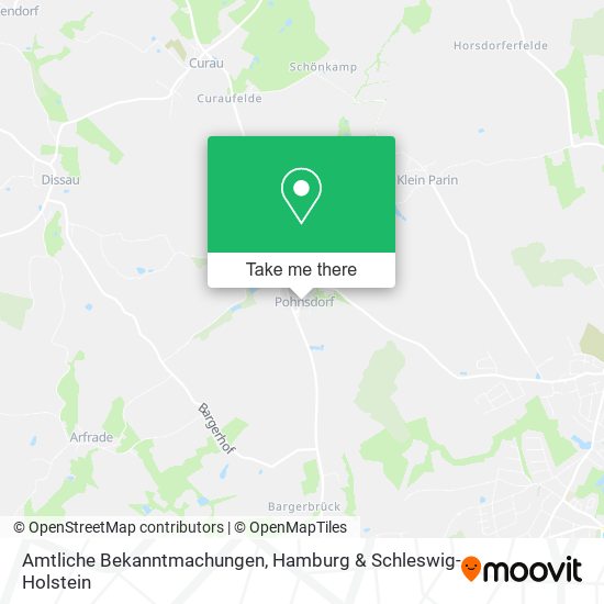 Amtliche Bekanntmachungen map