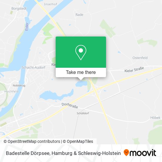 Badestelle Dörpsee map