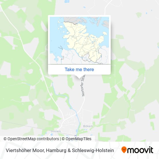 Viertshöher Moor map