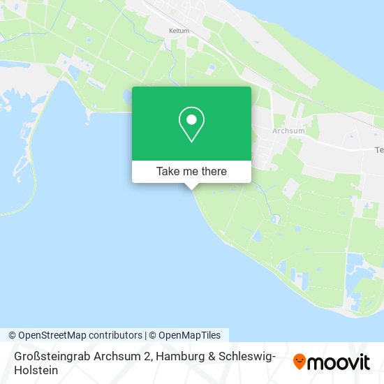 Großsteingrab Archsum 2 map