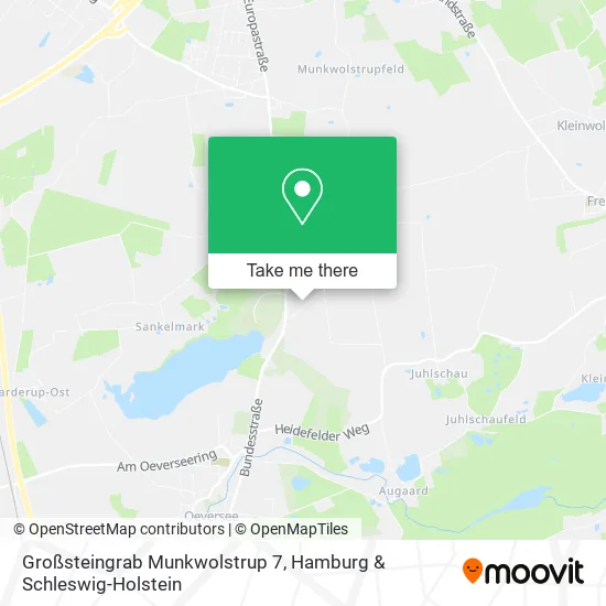 Карта Großsteingrab Munkwolstrup 7