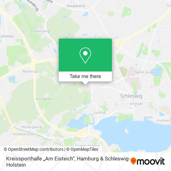 Карта Kreissporthalle „Am Eisteich“