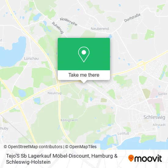 Карта Tejo’S Sb Lagerkauf Möbel-Discount