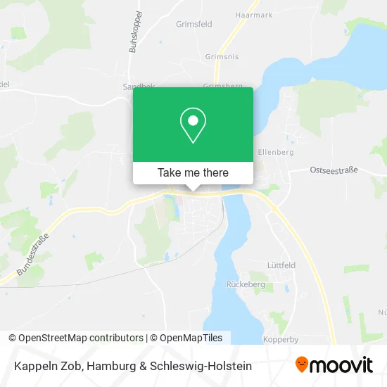 Карта Kappeln Zob