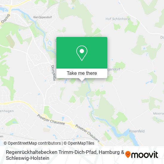 Regenrückhaltebecken Trimm-Dich-Pfad map