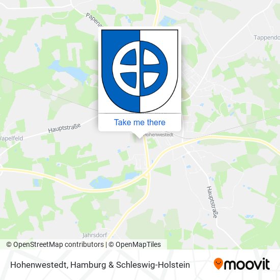 Hohenwestedt map