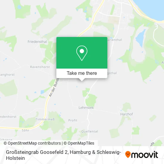 Карта Großsteingrab Goosefeld 2