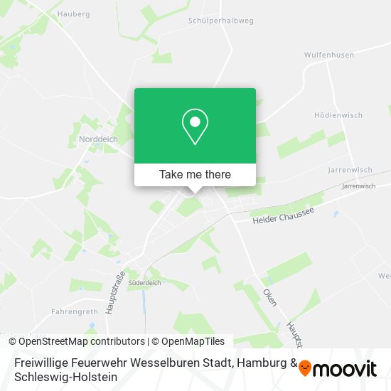 Freiwillige Feuerwehr Wesselburen Stadt map