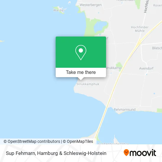 Sup Fehmarn map