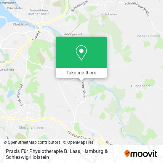 Praxis Für Physiotherapie B. Lass map